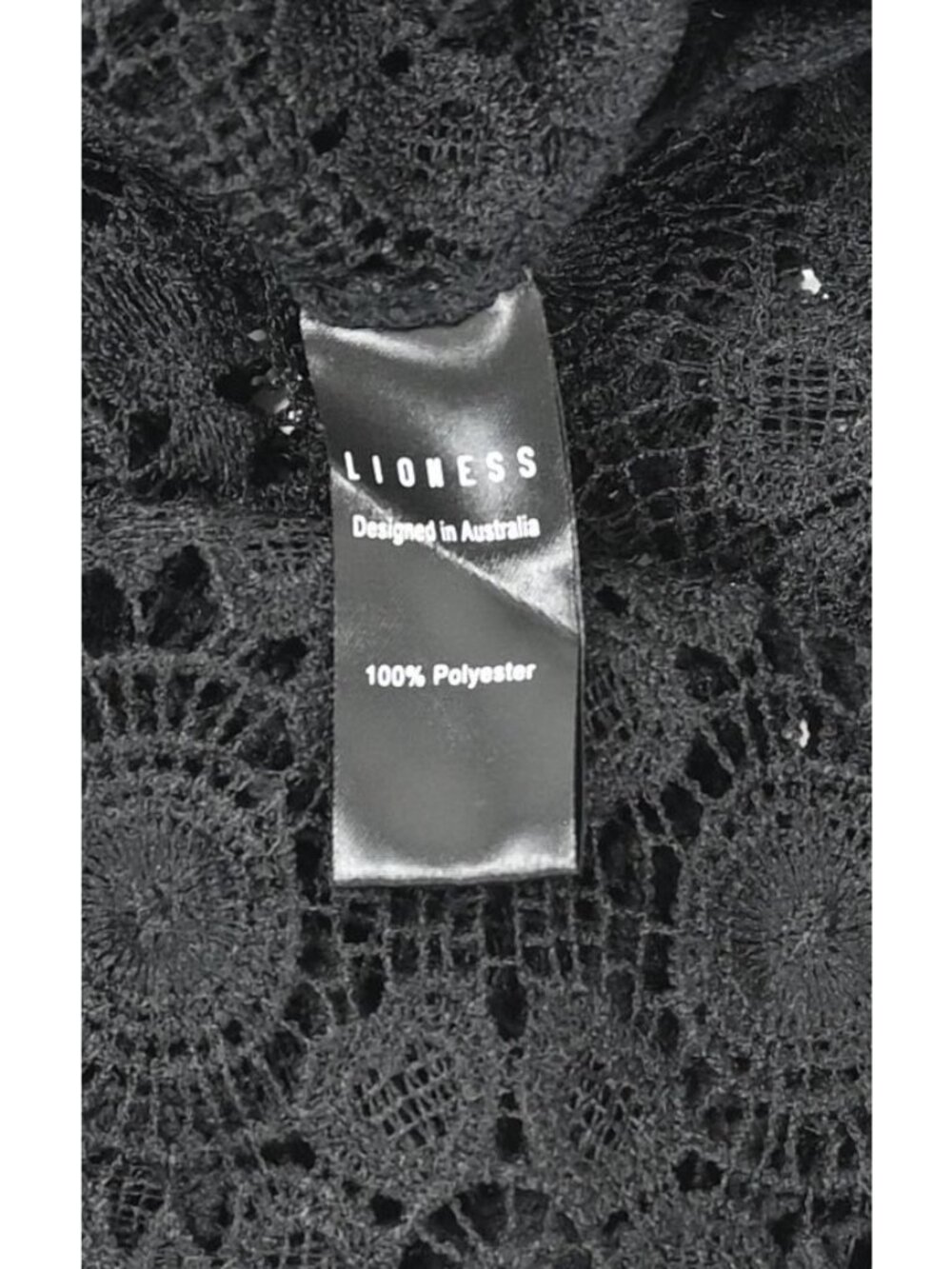 Lioness Trophy Midi Skirt in Noir - Picture 4 of 4